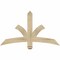 Ekena Millwork Davenport Rough Sawn Timber Gable Bracket, Douglas Fir, 48"W x 28"H x 2"D x 4"F, 14/12 Pitch GBW048X28X0204DAV00RDF - alternate 1